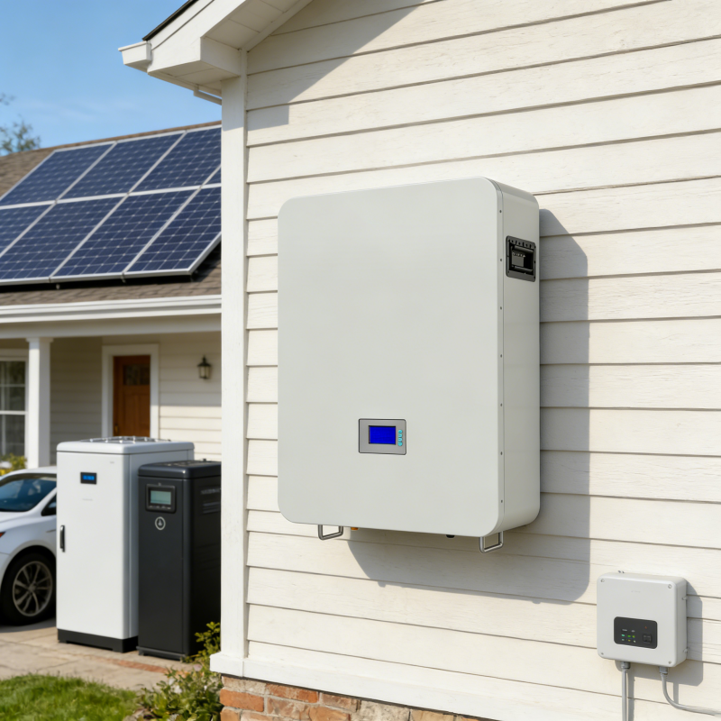 51.2V Wall Mounted LiFePO4 