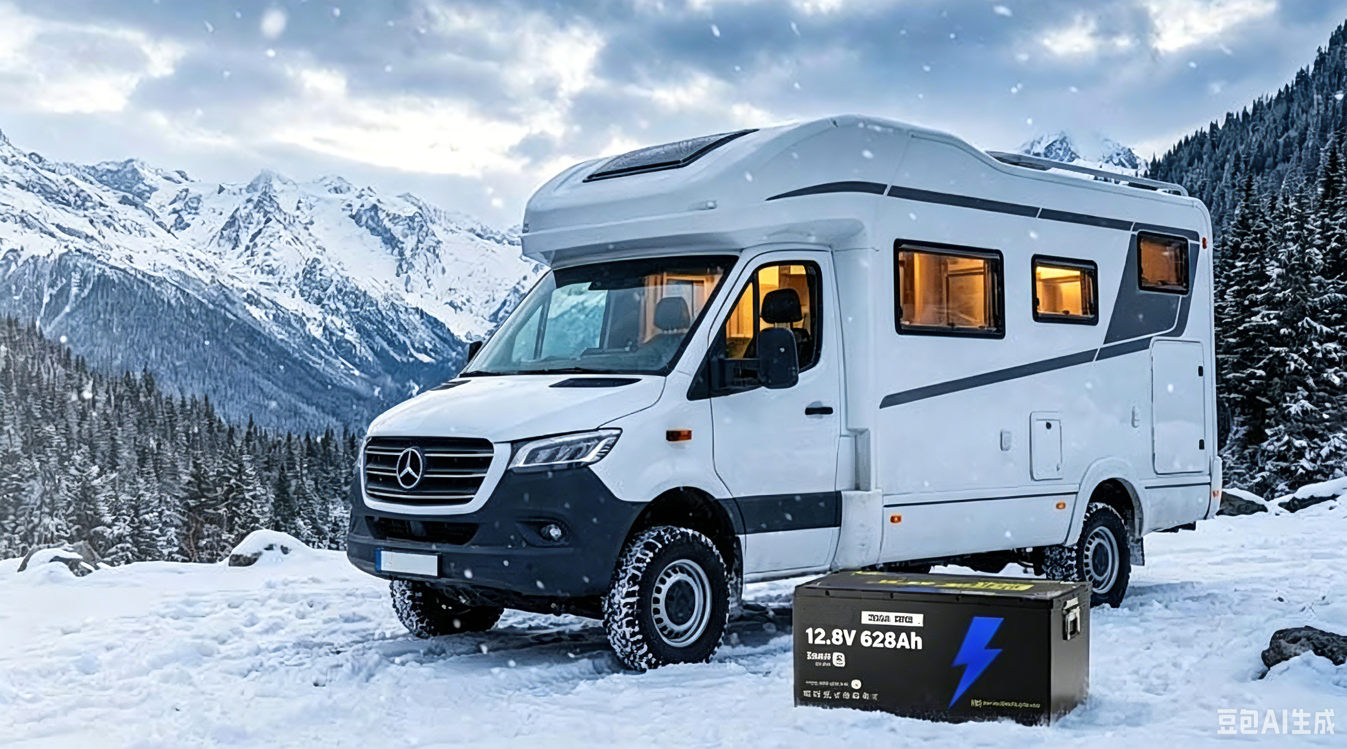 25.6V RV Large‑Capacity LiFePO₄ Battery